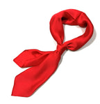 Shanlin Silk Feel Pattern Square Scarves 27" X 27"(Solid Color)