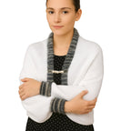 Shanlin Versatile Rainbow Hem Knit Cocoon Cardigan Sweater Shawl