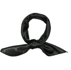 Shanlin Solid Color Silk Feel Satin Square Scarf Bandanas (23.5"X23.5")