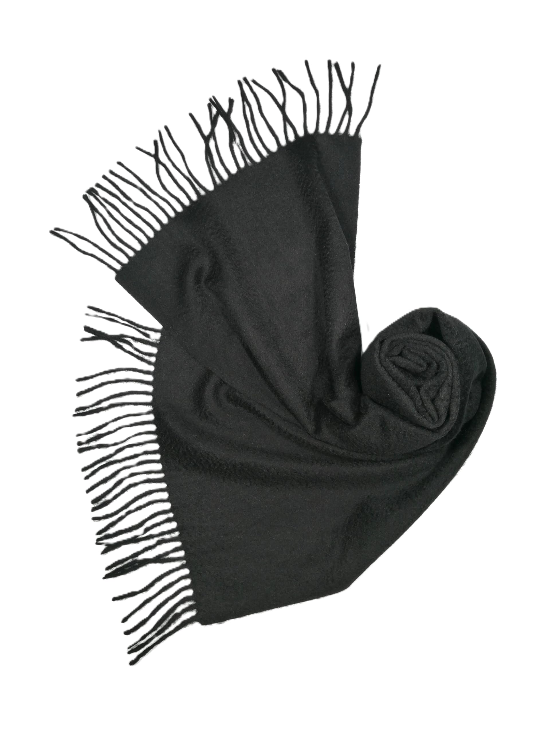 Shanlin 100% Cashmere Ultra Soft Solid & Plaid Scarf for Men & Women with Gift Box