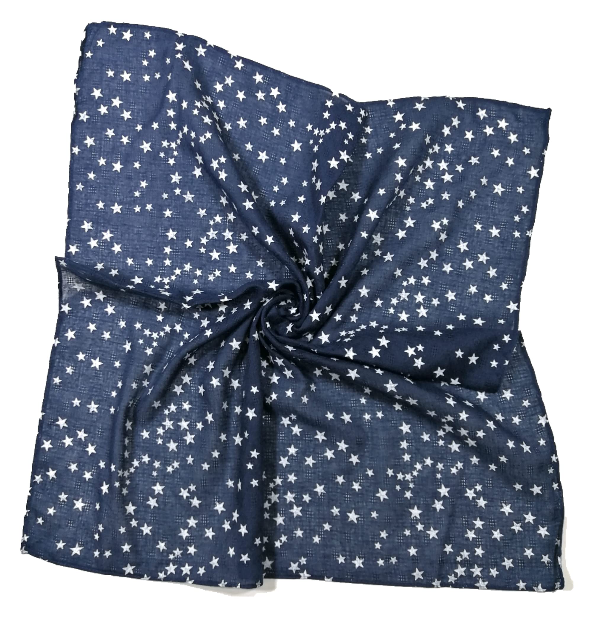 Shanlin Unisex Cotton Square Bandanas Scarves 24x24