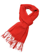 Shanlin Unisex 100% Linen Scarves for Men and Women (71"x22") Solid Color