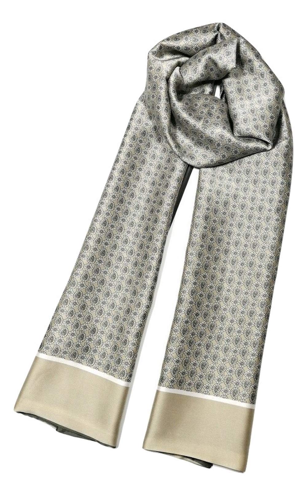Shanlin Silk Feel Double-Layered Scarves for Men in Gift Box