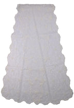 Shanlin Delicate Floral Embroidered Mesh Lace Scarf for Women