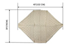 Shanlin Rhombus-Shaped Hollow Pattern Cocoon Cardigan Sweater Shawl