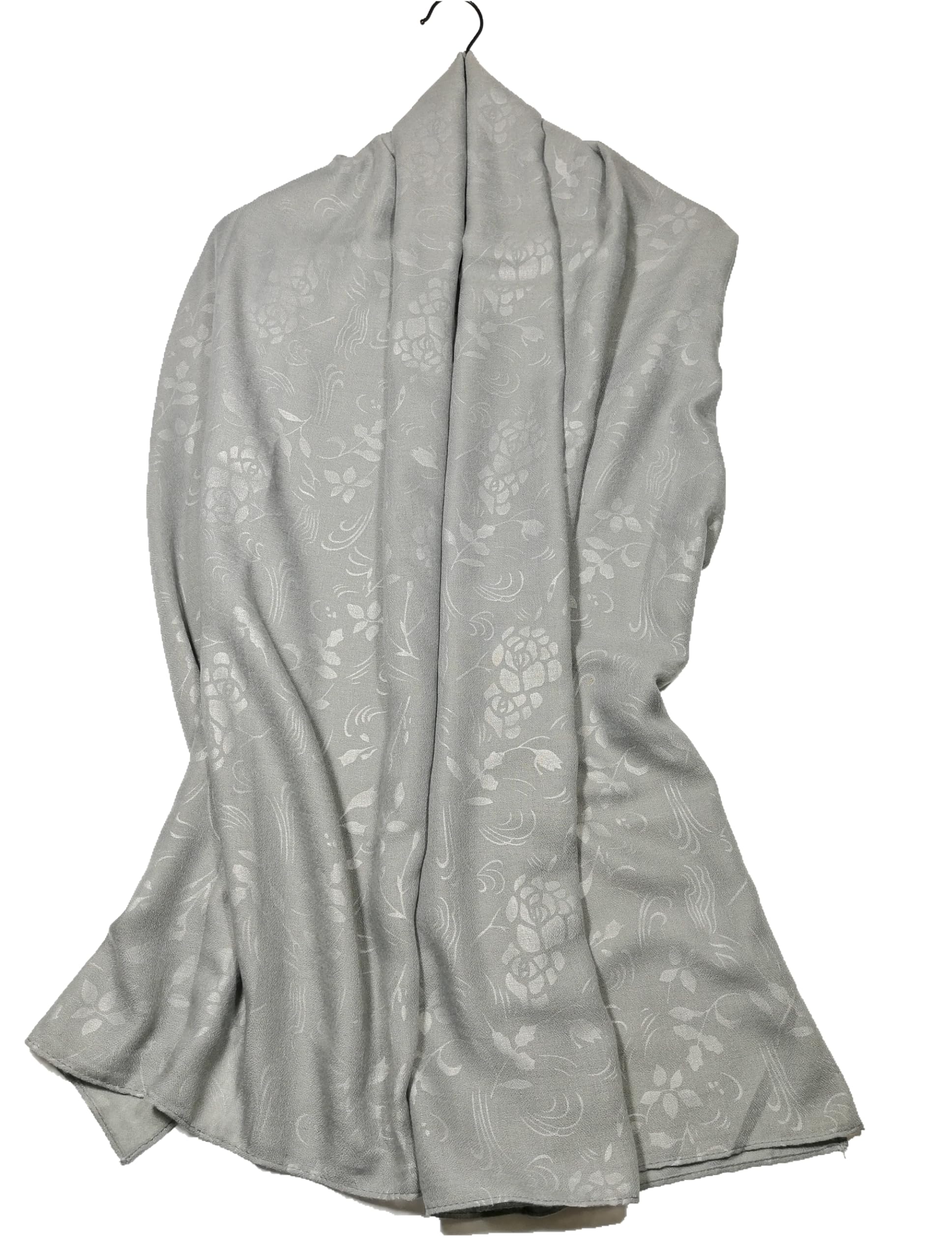 Shanlin Floral Pattern Solid Color Long Scarves for Women
