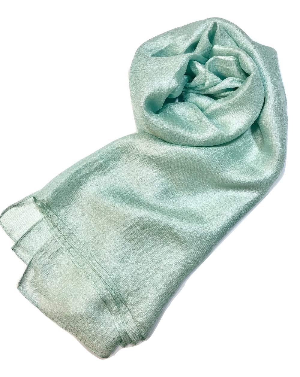 Shanlin Solid Color Silk Feel Long Scarves