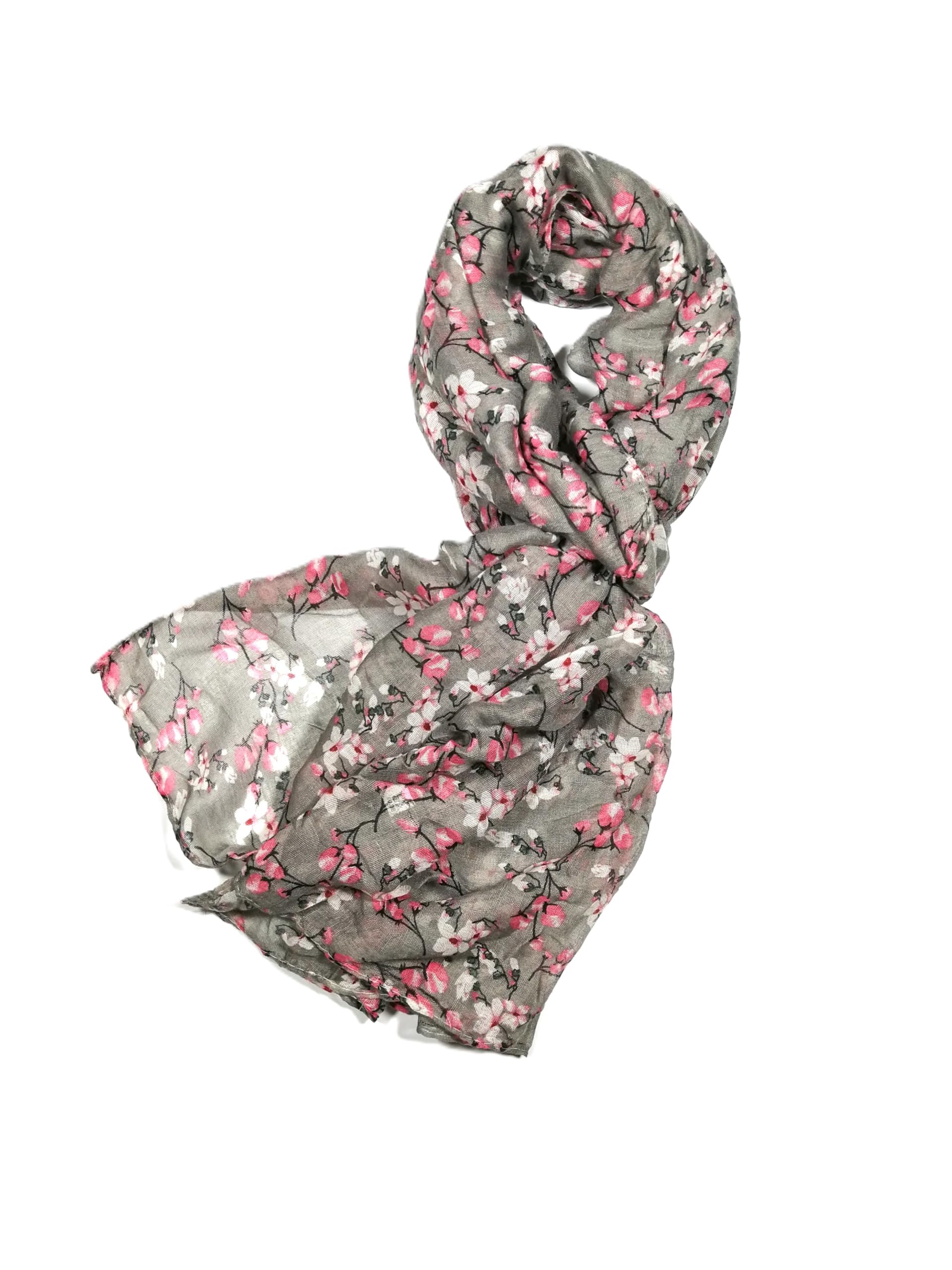 Shanlin Unisex Lightweight Floral & Pattern Scarves for Women – 185 x 90 cm