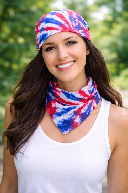 Shanlin 100% Cotton Bandana, Thick Durable Head Scarf for Men & Women, for Cycling, Workout, Street Dance
