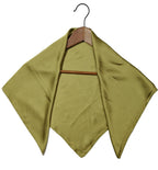 Shanlin Silk Feel Pattern Square Scarves 27" X 27"(Solid Color)