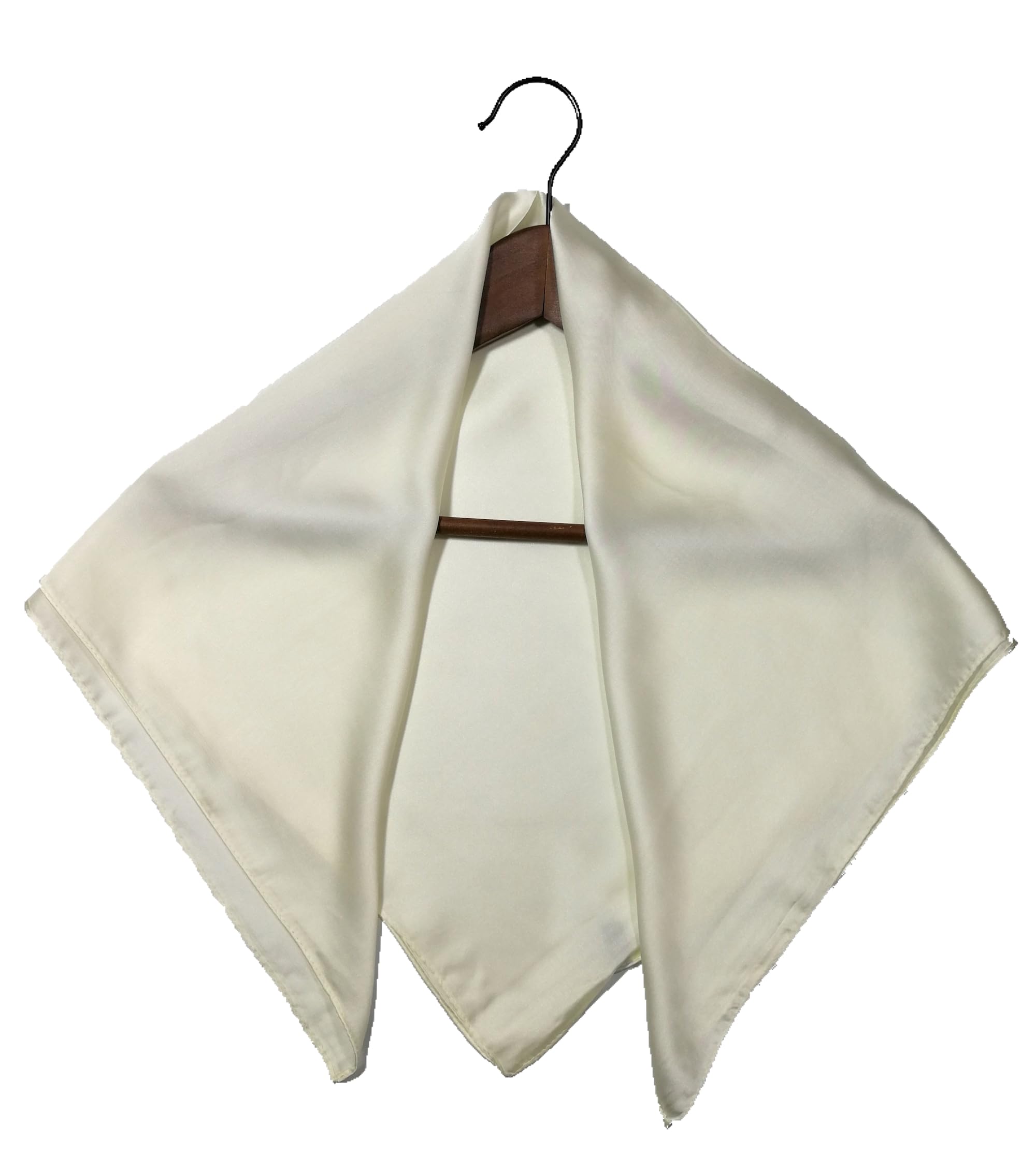Shanlin Silk Feel Pattern Square Scarves 27" X 27"(Solid Color)