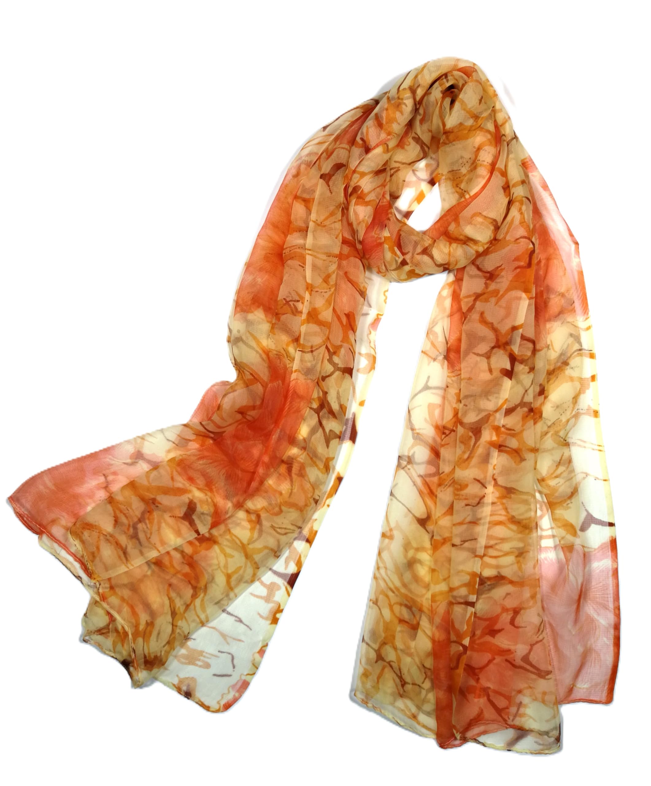 Shanlin Mulberry Silk Long Scarves (62"x40")