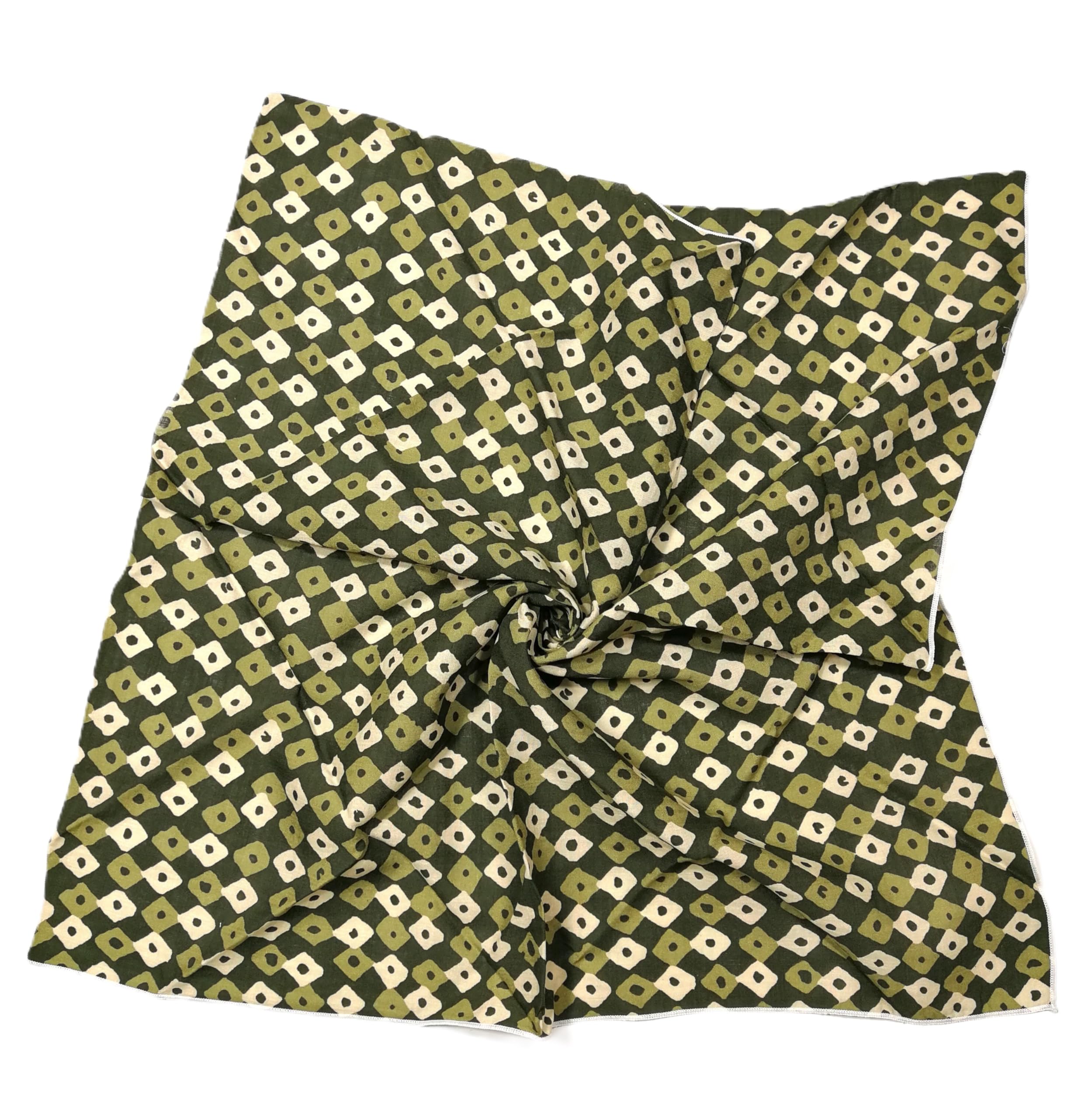 Shanlin Unisex Cotton Square Scarf Bandanas 22x22 inch