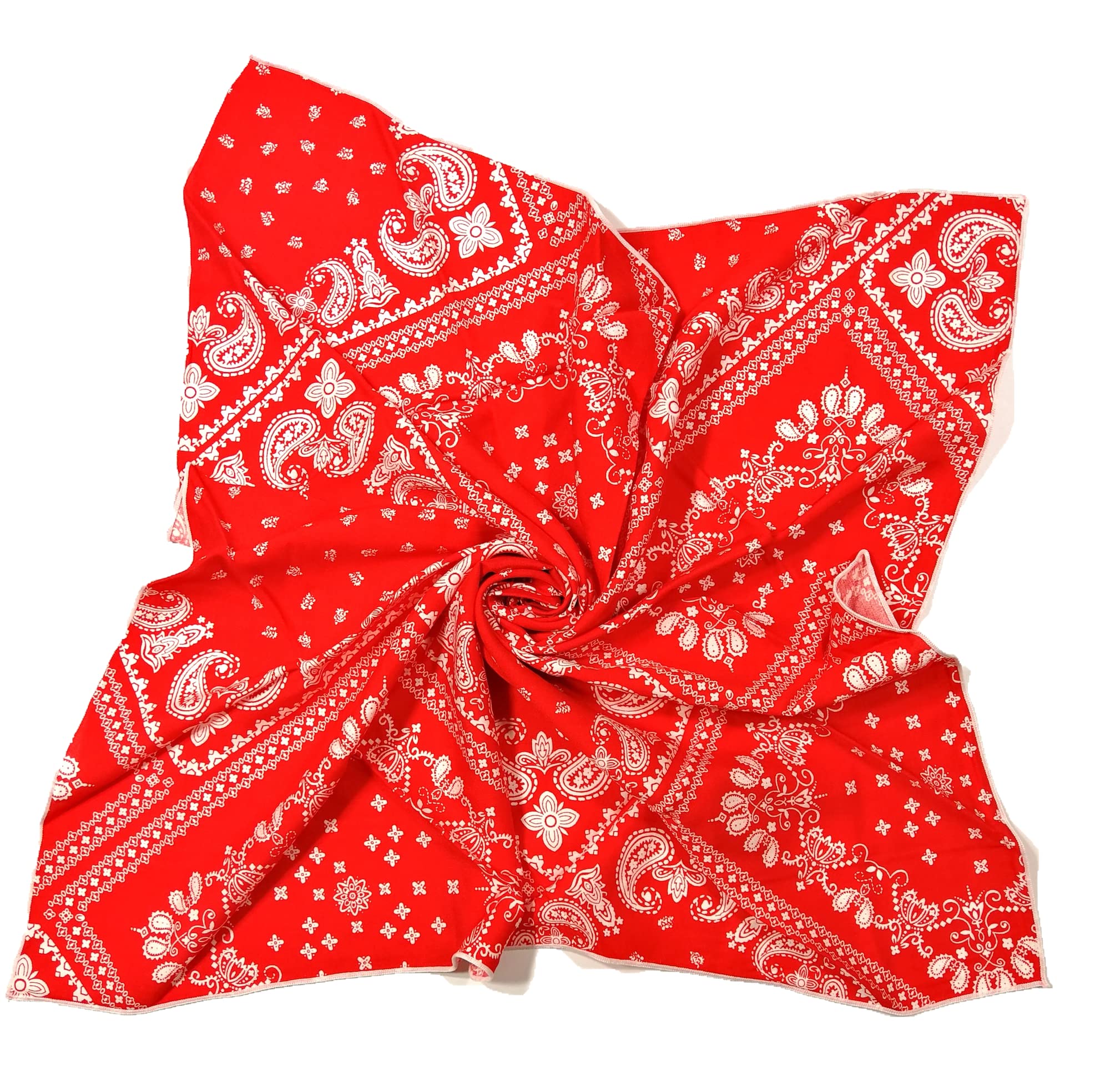 Shanlin Unisex Cotton Square Scarf Bandanas 22x22 inch