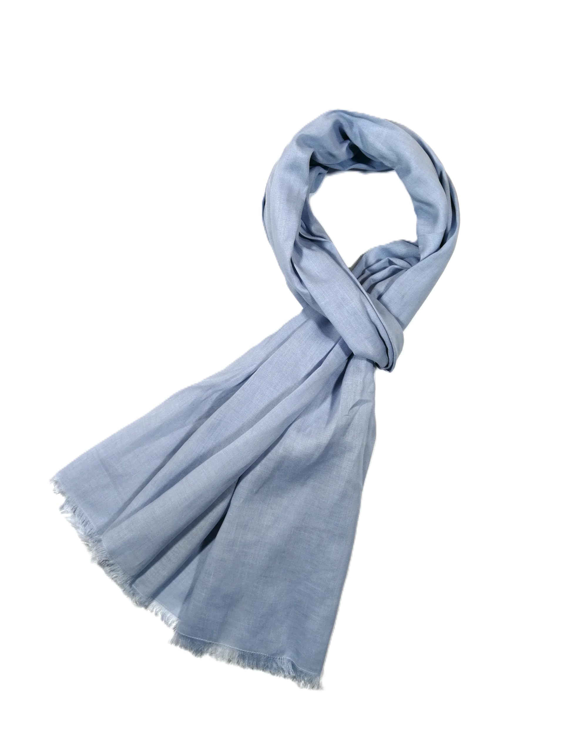 Shanlin Lightweight Breathable Long Scarf, Spring Fall Sun Protection Wrap for Women and Men