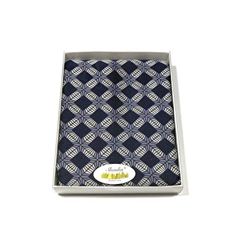 Shanlin Silk Feel Double-Layered Scarves for Men in Gift Box
