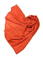 Shanlin Floral Pattern Solid Color Long Scarves for Women
