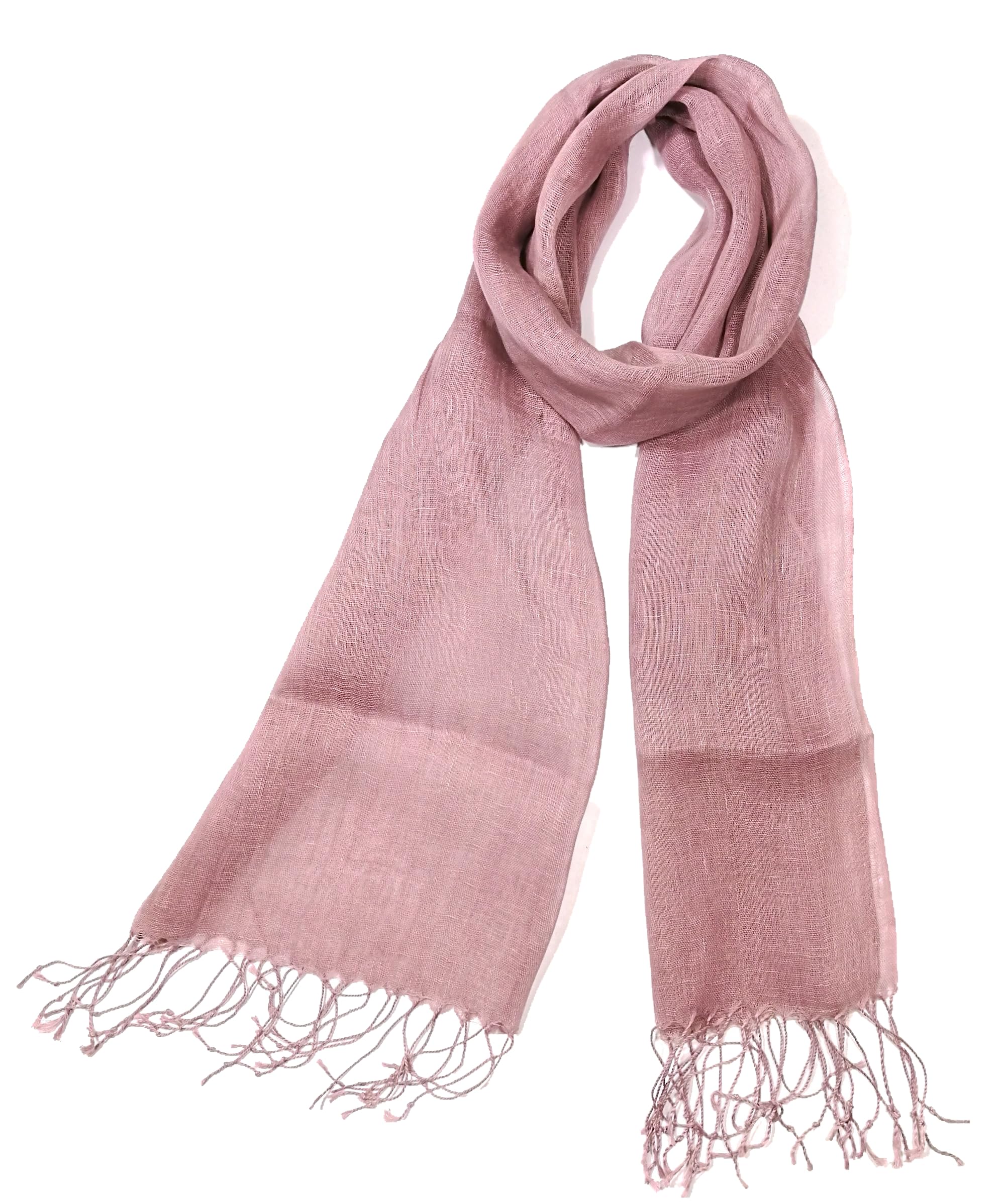 Shanlin Unisex 100% Linen Scarves for Men and Women (71"x22")