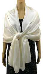 Shanlin Solid Color Silk Feel Long Scarves