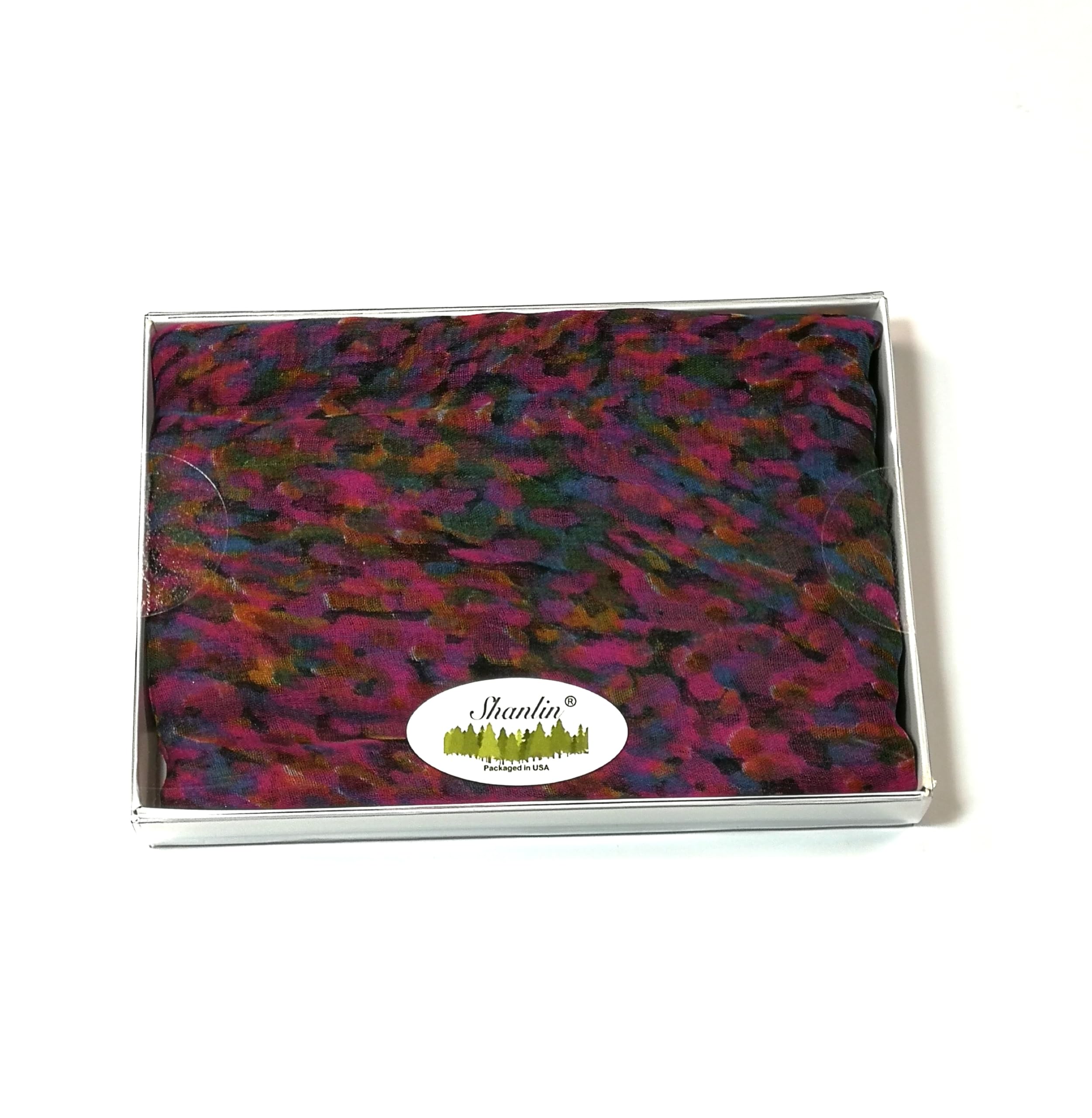 Shanlin Mulberry Silk Long Scarves (62"x40")
