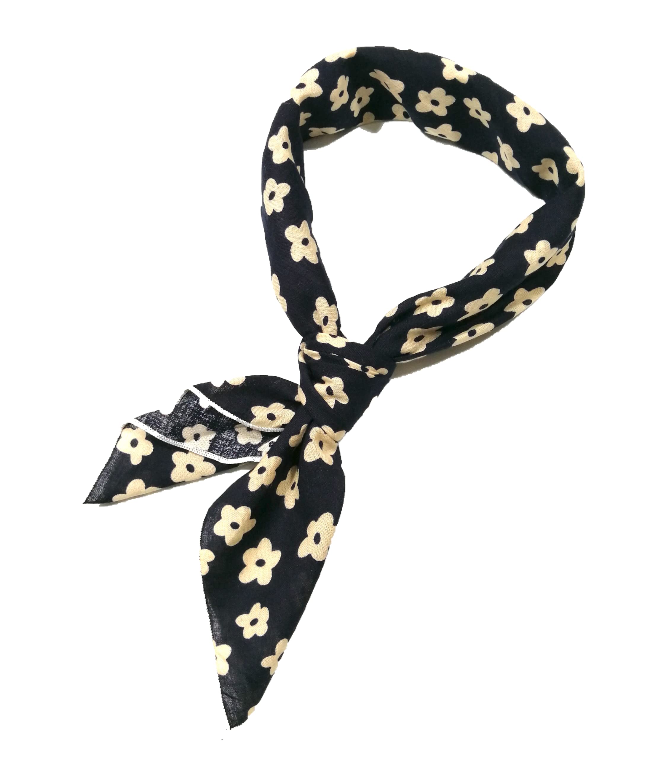 Shanlin Unisex Floral Cotton Bandanas 22x22 inch