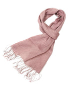 Shanlin Unisex 100% Linen Scarves for Men and Women (71"x22") Solid Color