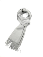 Shanlin 100% Cashmere Ultra Soft Solid & Plaid Scarf for Men & Women with Gift Box