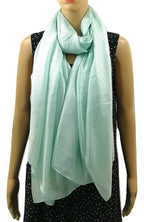 Shanlin Solid Color Silk Feel Long Scarves
