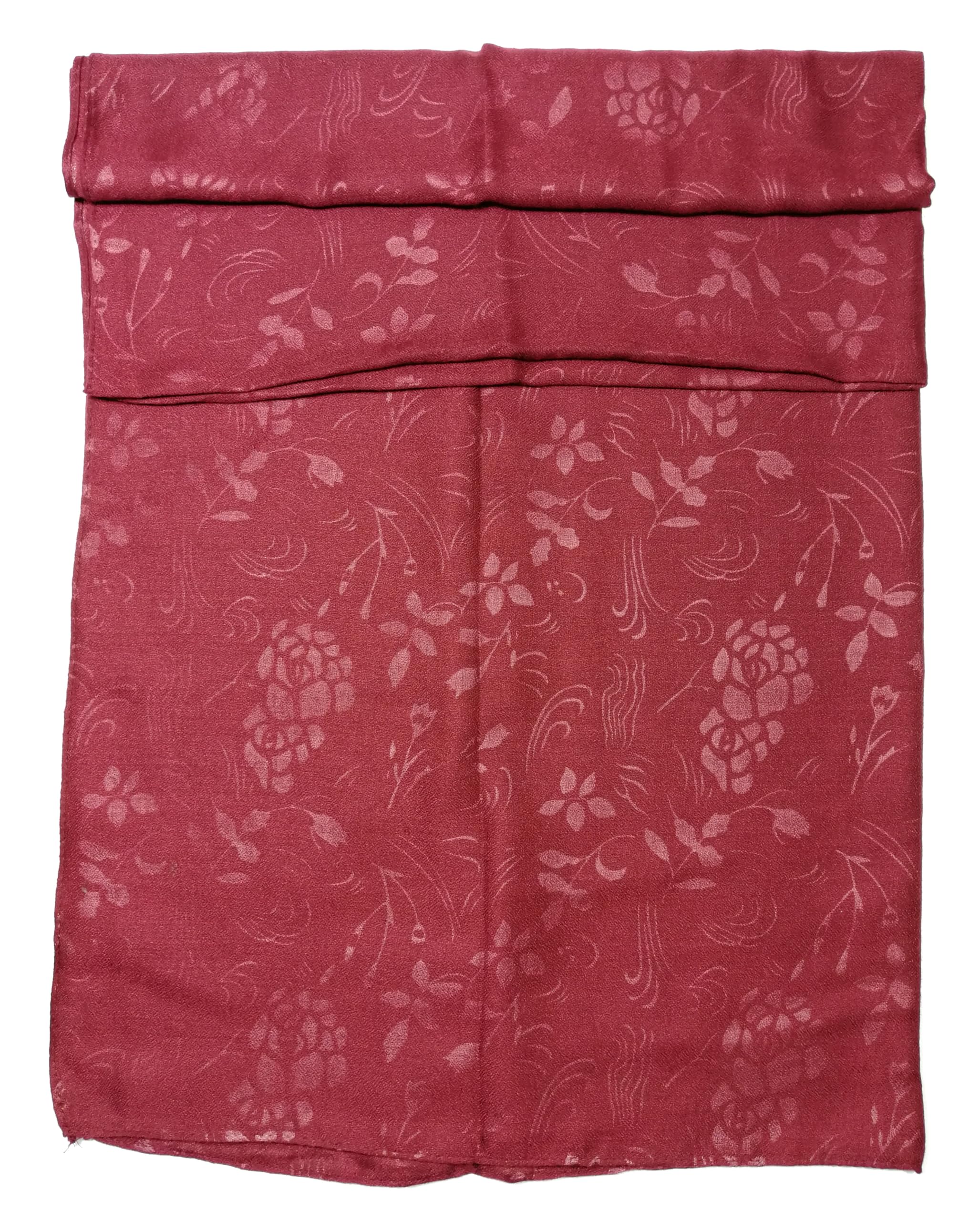 Shanlin Floral Pattern Solid Color Long Scarves for Women