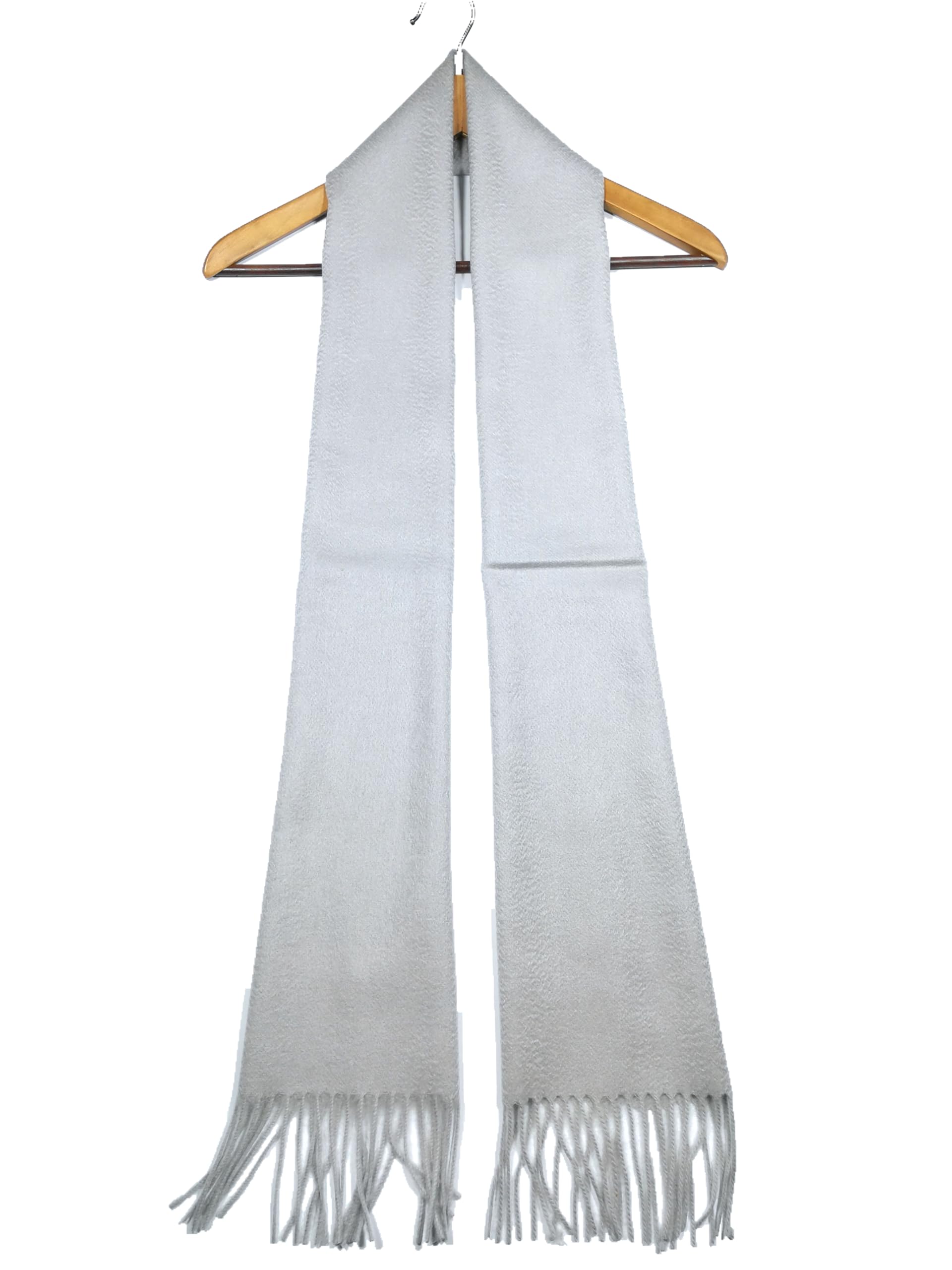 Shanlin 100% Cashmere Ultra Soft Solid & Plaid Scarf for Men & Women with Gift Box