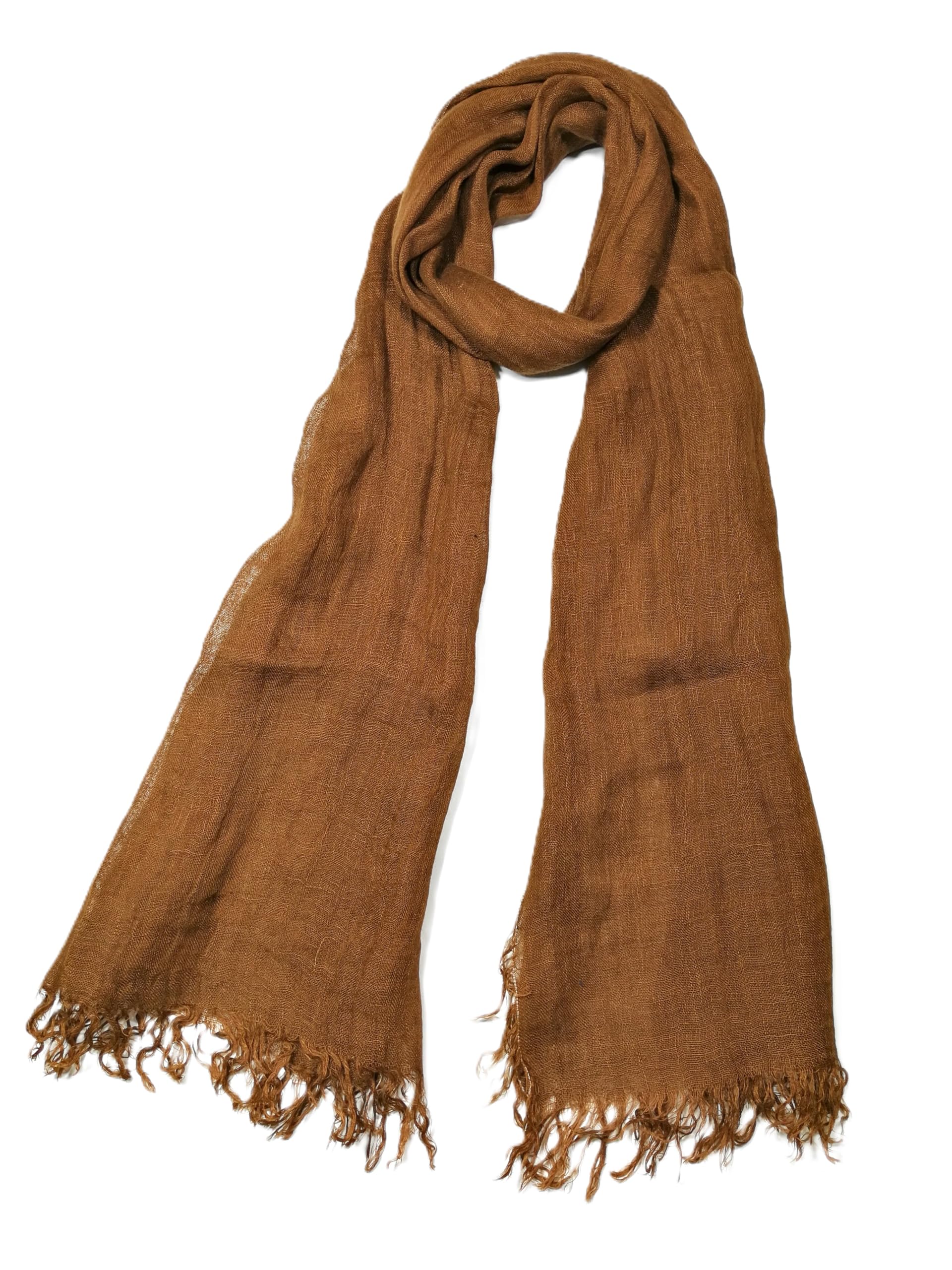 Shanlin Unisex 100% Linen Scarves for Men and Women (71"x22")