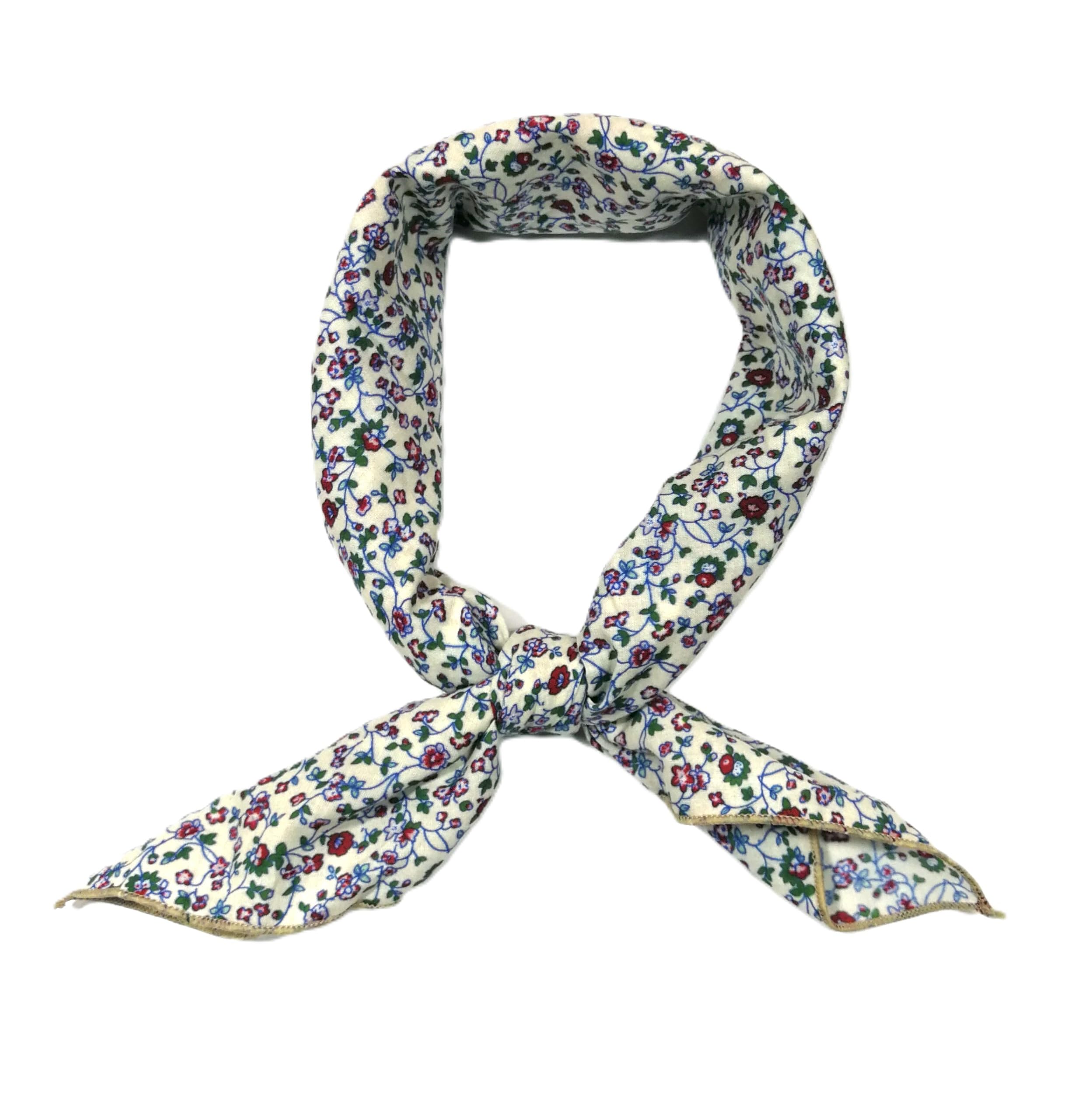 Shanlin Unisex Floral Cotton Square Scarf Bandanas 22x22 inch