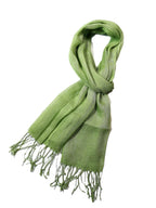 Shanlin Unisex 100% Linen Scarves for Men and Women (71"x22") Solid Color