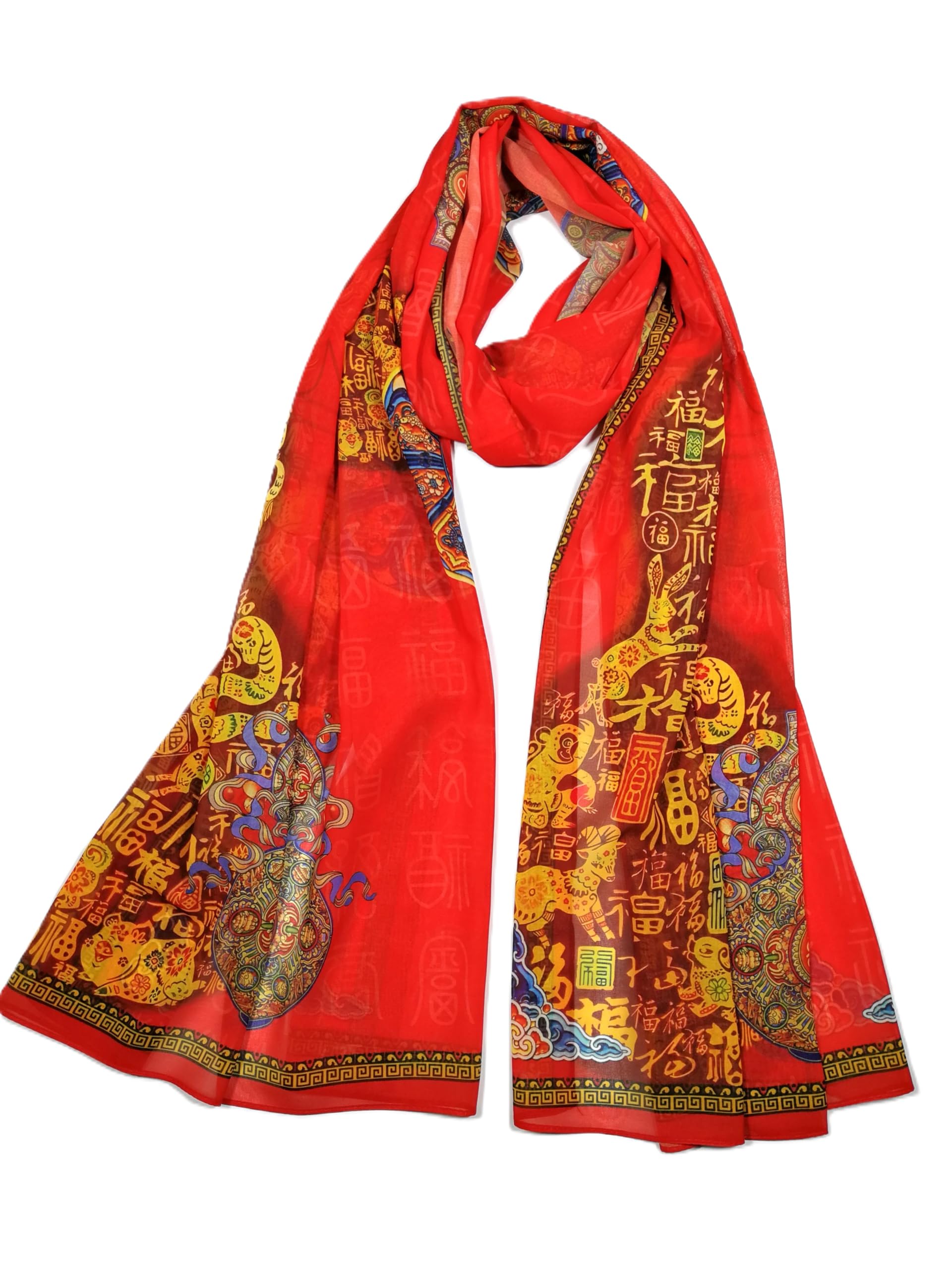 Shanlin Elegant Semi-Transparent Jacquard Scarf – Soft Lightweight Wrap for Formal Events, 70x180cm