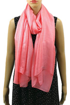 Shanlin Solid Color Silk Feel Long Scarves