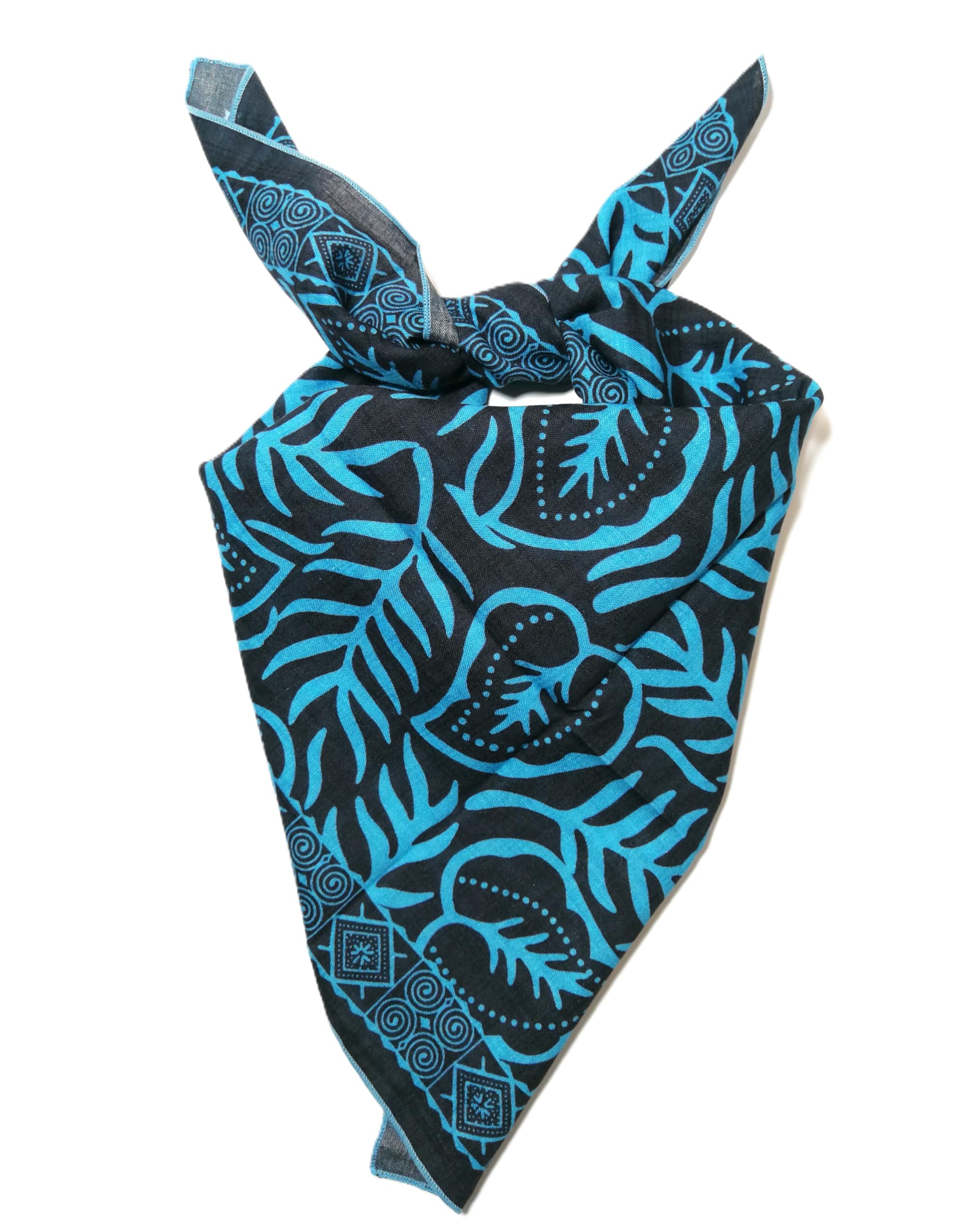 Shanlin Unisex Floral Cotton Square Scarf Bandanas 22x22 inch