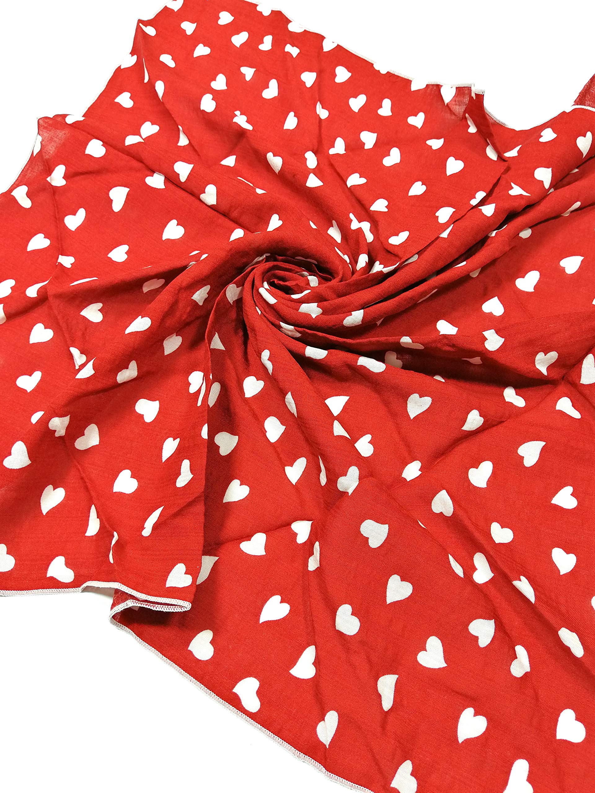 Shanlin Unisex Cotton Square Scarf Bandanas 22x22 inch
