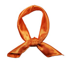 Shanlin Solid Color Silk Feel Satin Square Scarf Bandanas (23.5"X23.5")