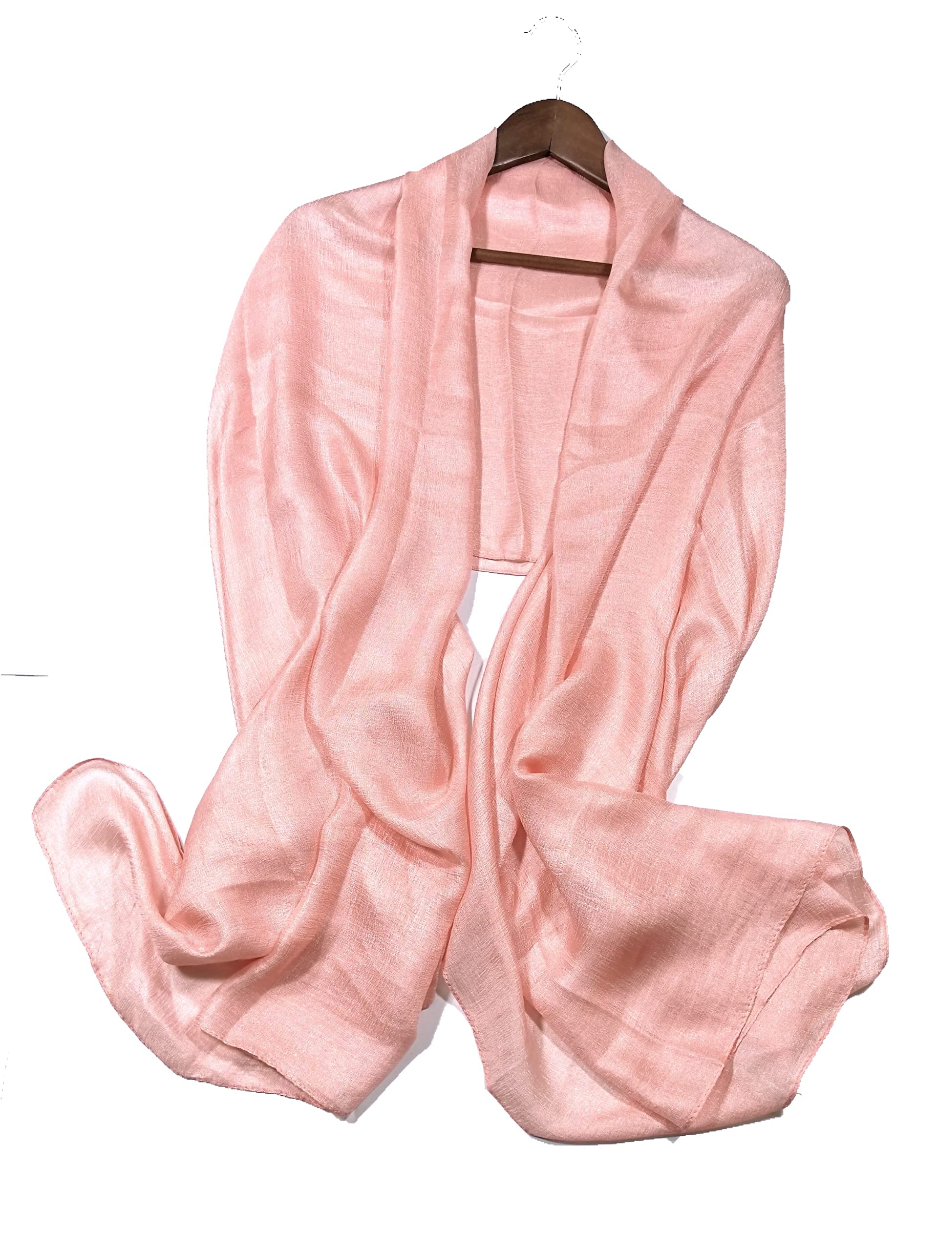Shanlin Solid Color Silk Feel Long Scarves