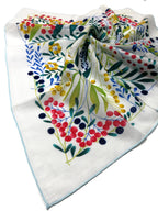Shanlin Unisex Floral Cotton Square Scarf Bandanas 22x22 inch