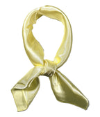 Shanlin Solid Color Silk Feel Satin Square Scarf Bandanas (23.5"X23.5")