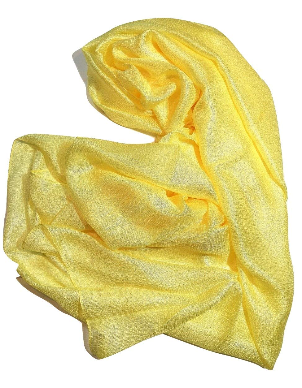 Shanlin Solid Color Silk Feel Long Scarves