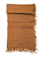 Shanlin Unisex 100% Linen Scarves for Men and Women (71"x22") Solid Color