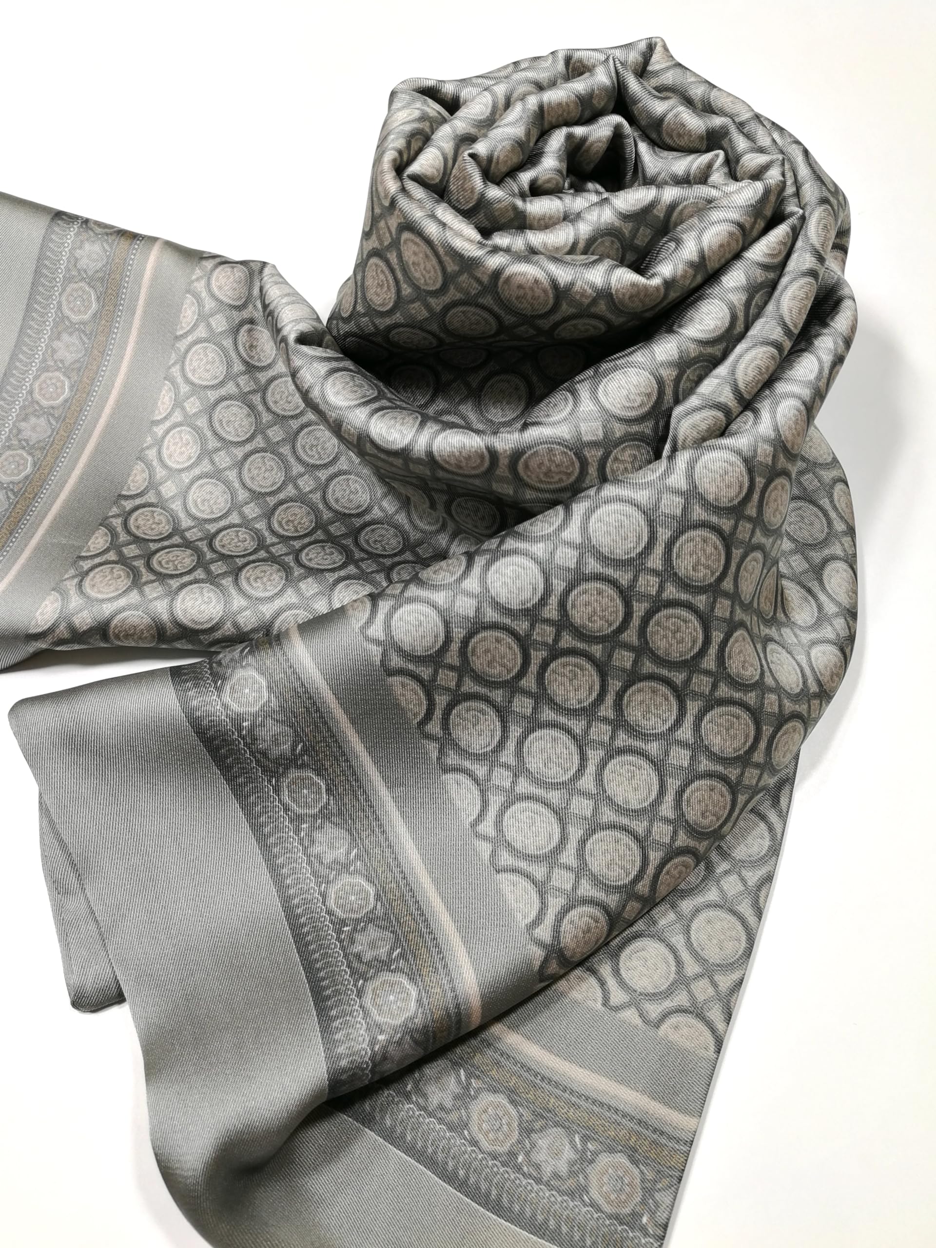 Shanlin Silk Feel Double-Layered Scarves for Men in Gift Box