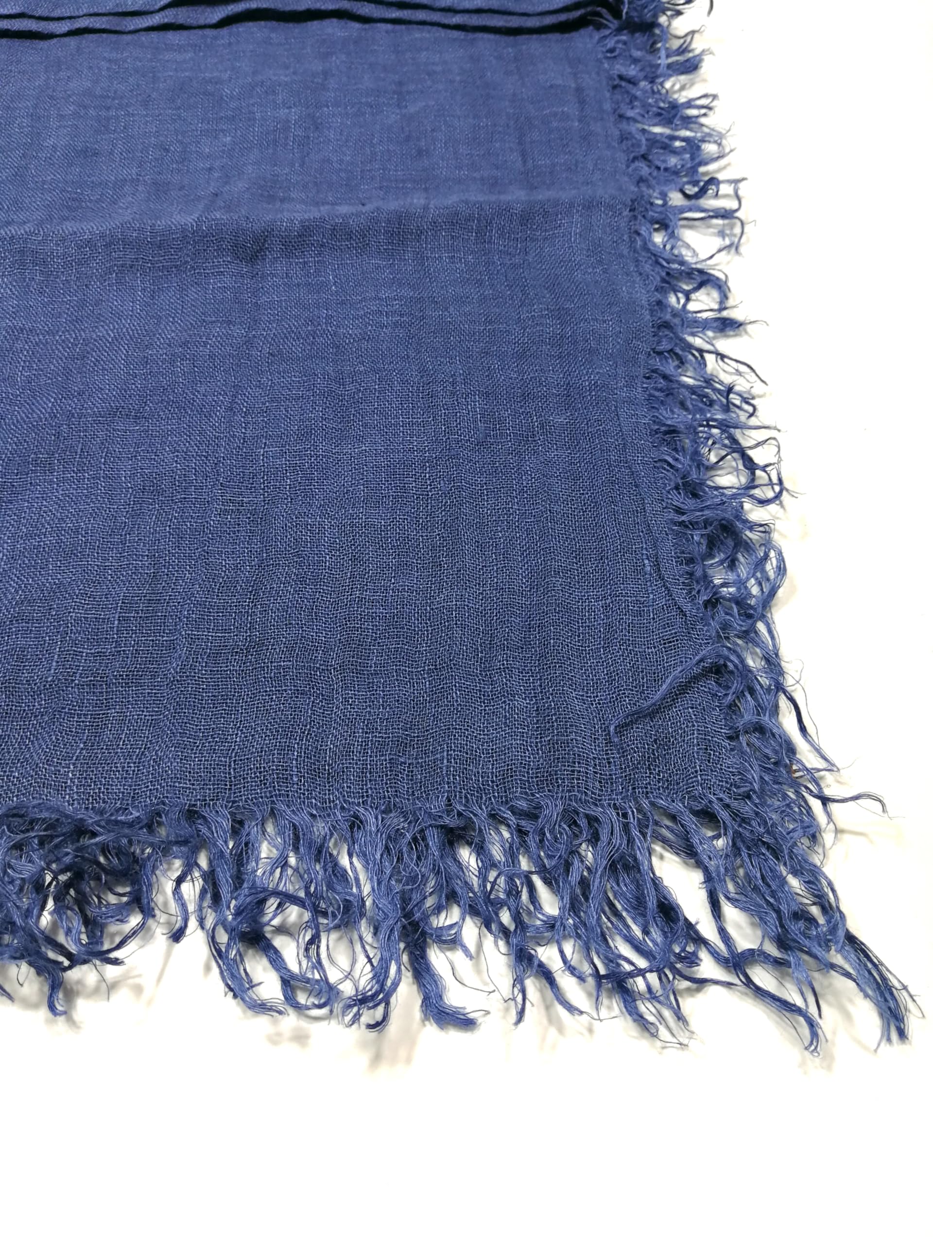 Shanlin Unisex 100% Linen Scarves for Men and Women (71"x22") Solid Color