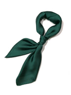 Shanlin Silk Feel Pattern Square Scarves 27" X 27"(Solid Color)