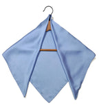 Shanlin Silk Feel Pattern Square Scarves 27" X 27"(Solid Color)