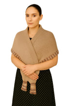 Shanlin Versatile Rainbow Hem Knit Cocoon Cardigan Sweater Shawl
