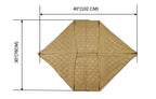 Shanlin Rhombus-Shaped Hollow Pattern Cocoon Cardigan Sweater Shawl