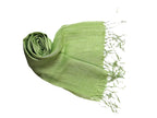 Shanlin Unisex 100% Linen Scarves for Men and Women (71"x22") Solid Color